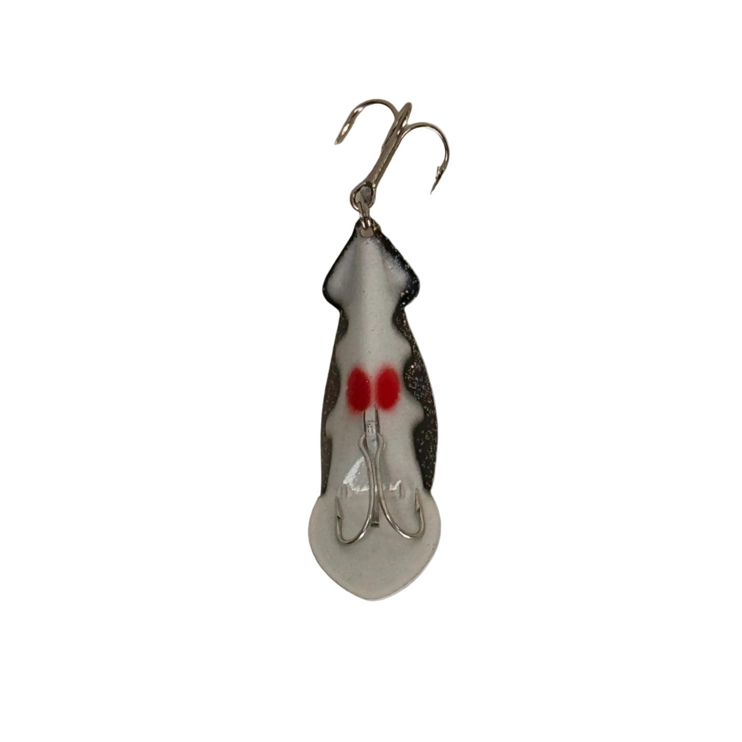 51-4 Scalloped Flash - White with Black Scallop