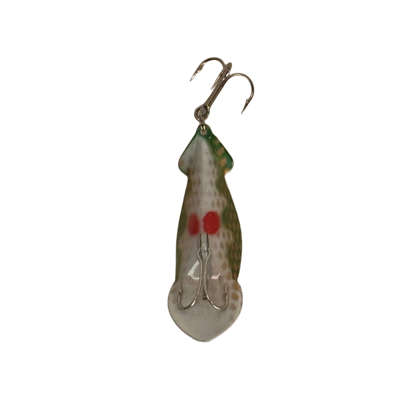 61-5 Scaled - White with Green Scaled Scallop