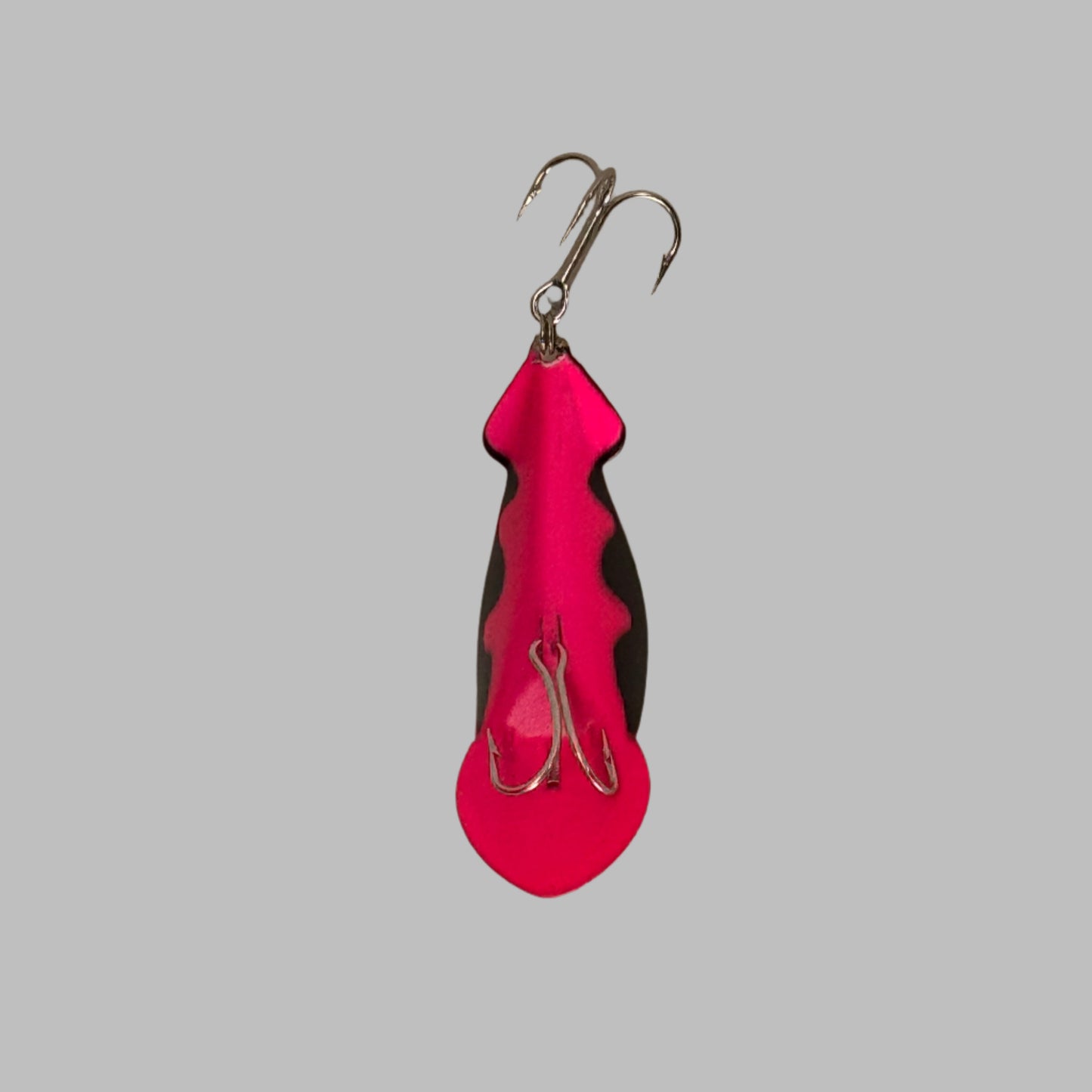 F83-4 Fluorescent Hot Pink with Black Scallop