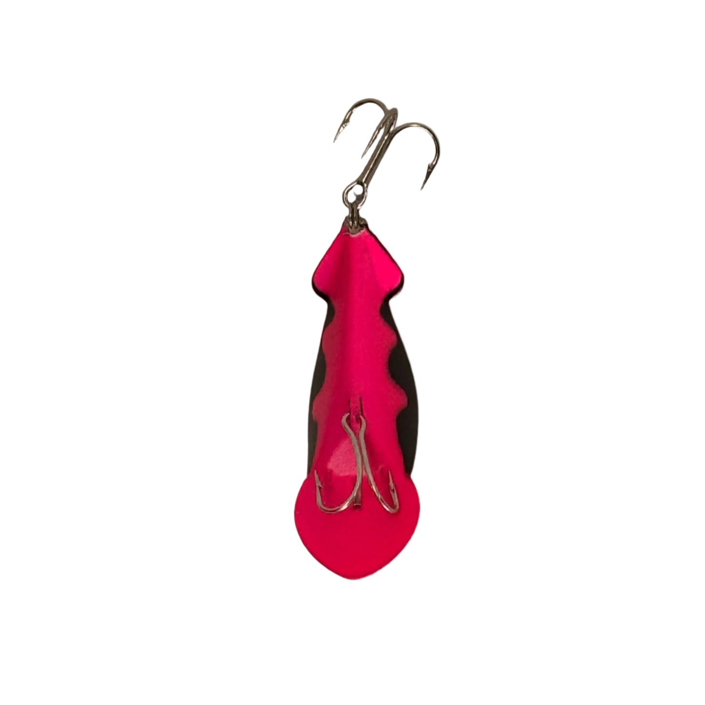 F83-4 Fluorescent Hot Pink with Black Scallop