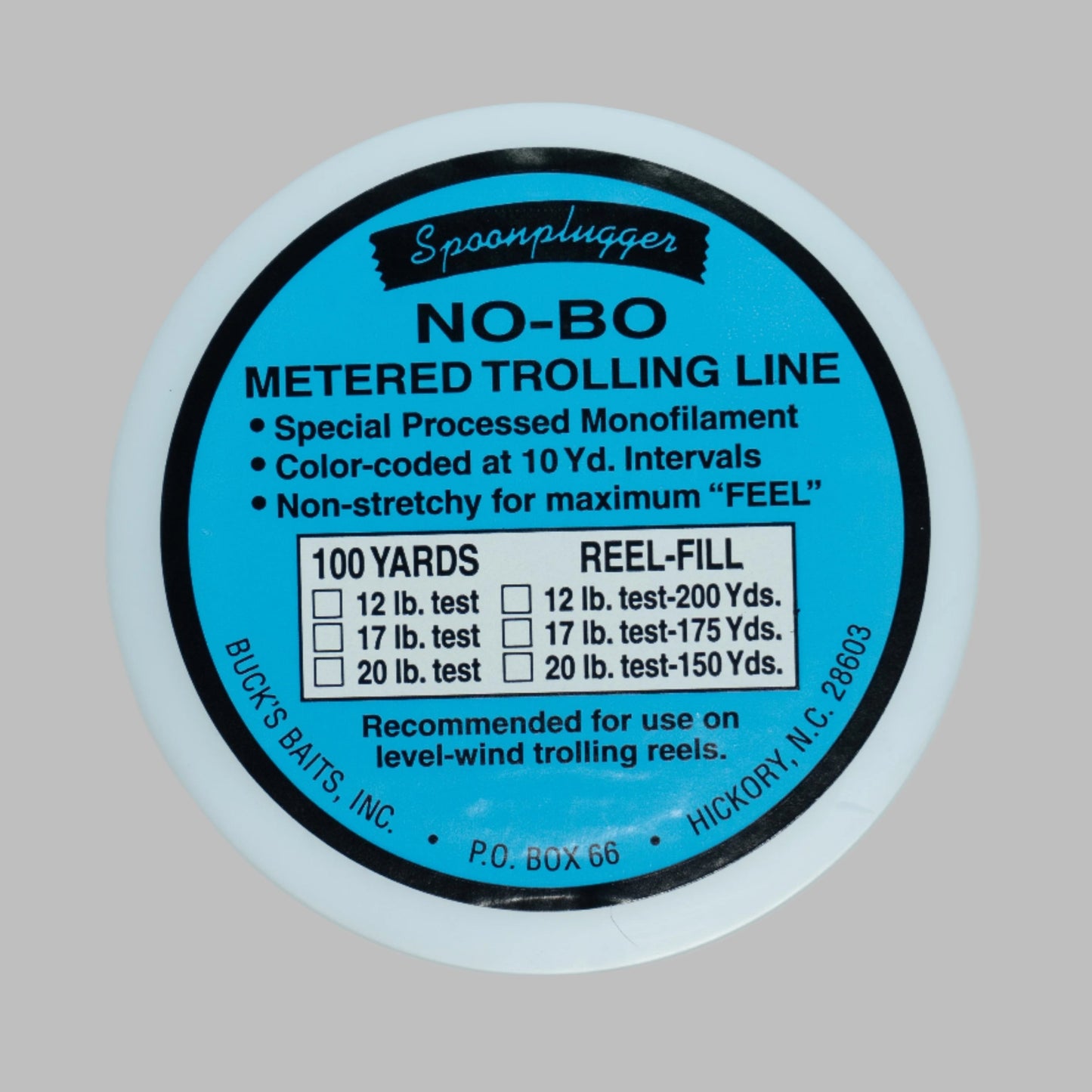 No-Bo Metered Trolling Line