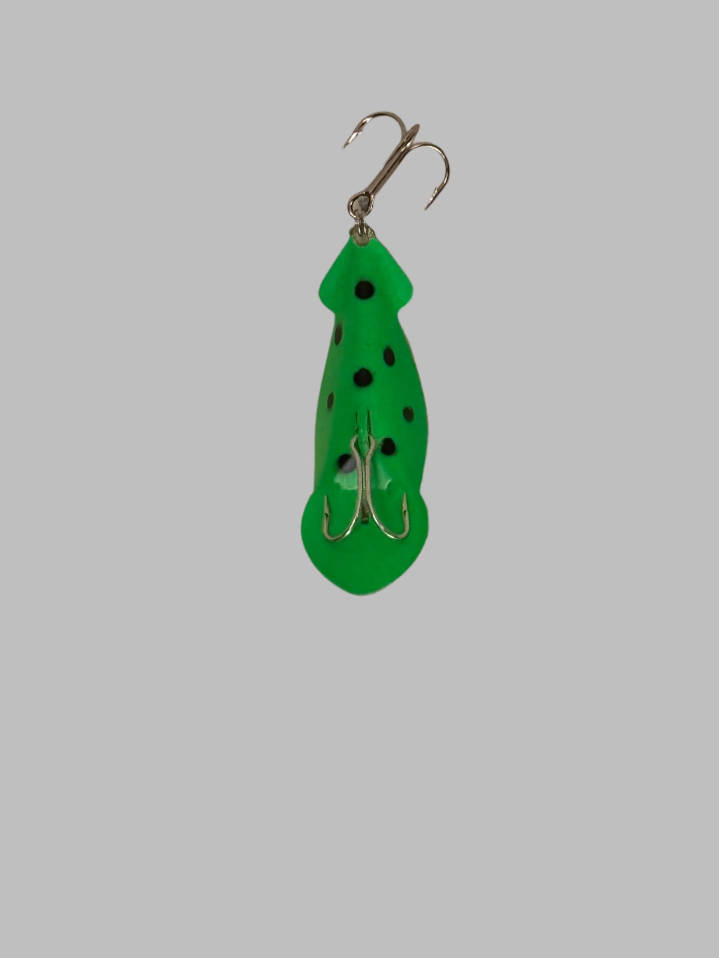 F35-4 Fluorescent - Green with Black Dots