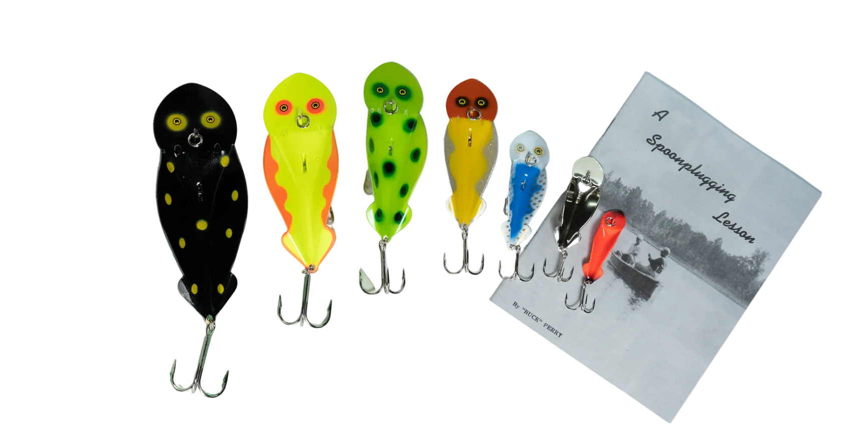 buck perry fishing lures HICKORY, NORTH CAROLINA 200 Series SPOONPLUG Lure 2C8 ORANGE/YELLOW/BLACK Buck Perry invented the art of Spoonplugging and its as effective today as it ever was Elwood Buck Perry & the