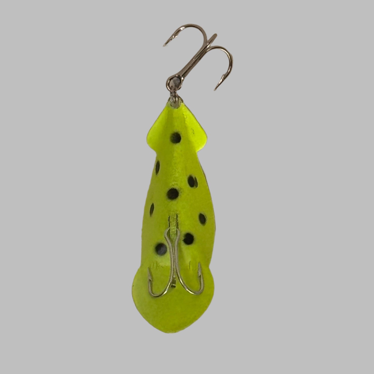 F32-4 Fluorescent - Chartreuse with Black Dots