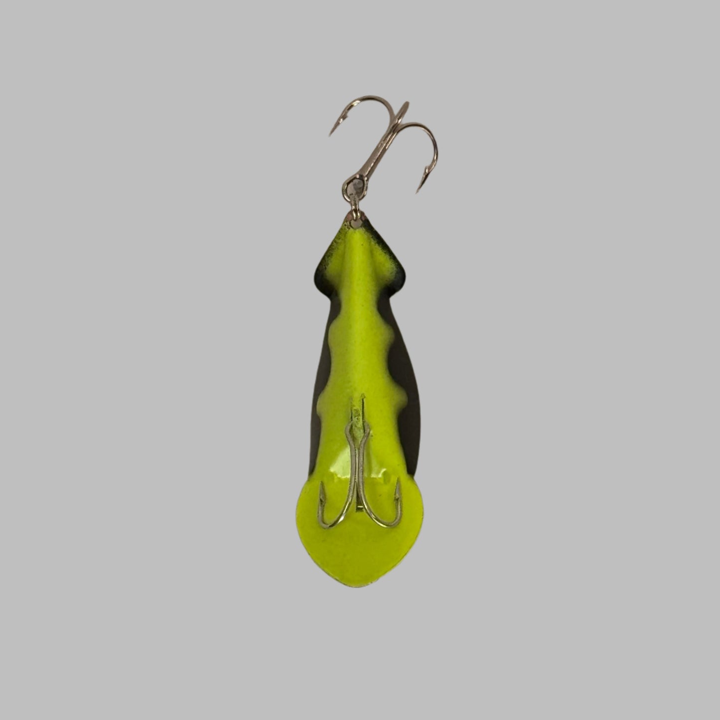 F42-4 Fluorescent - Chartreuse with Black Scallop